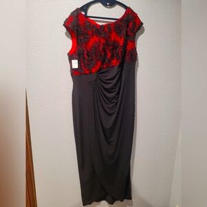 Connected Black and Red  dress 14w